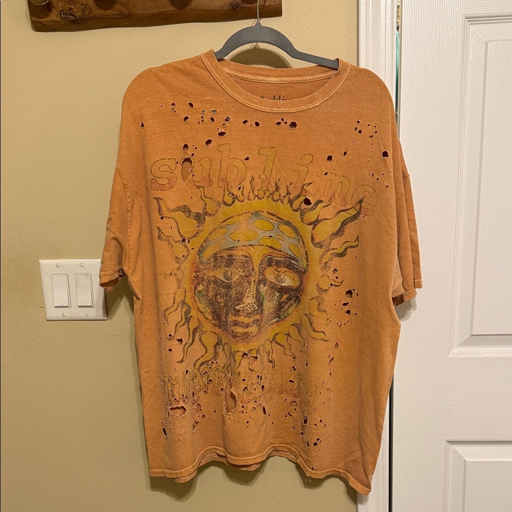Urban Outfitters Orange Sublime Graphic Tee
